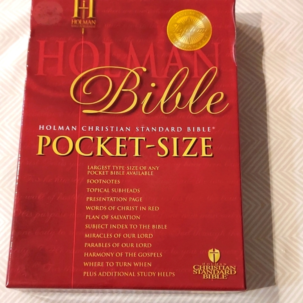 The Holman Pocket - Size Bible -BLK Bonded Leather - Picture 7 of 7